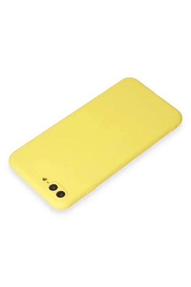 Litae Trend BFS  iPhone 7 Plus Kılıf First Silikon - Sarı - Resim 3