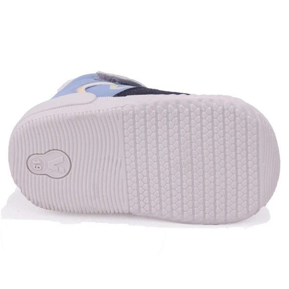 Vicco Soli II 946E25K402 Mavi Ortopedik Erkek Bebe Spor Bot - Resim 4