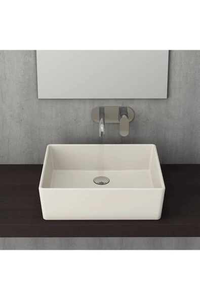 Milano 50 Cm Çanak Lavabo Parlak Bisküvi 1215-014-0125