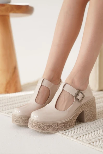 Mathilda Kadın Bej Rugan Günlük Ayakkabı ürün görseli 1