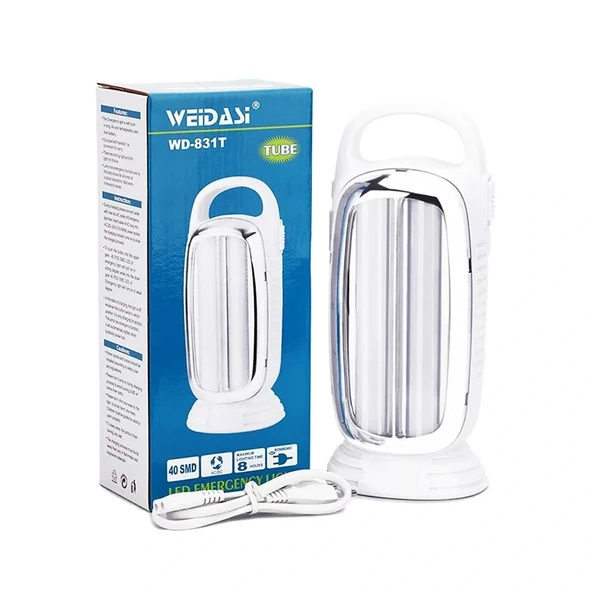 Taşınabilir Şarj Edilebilir Ayarlanabilir 40 Ledli Işıldak Wd-831t