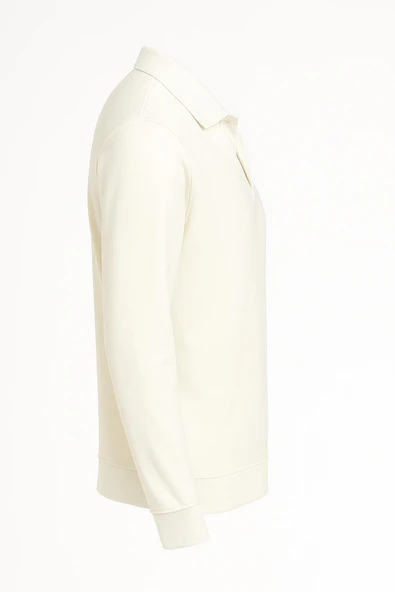 Gewer Erkek Slim Fit Uzun Kol Polo Yaka Sweatshırt-7428 - 3