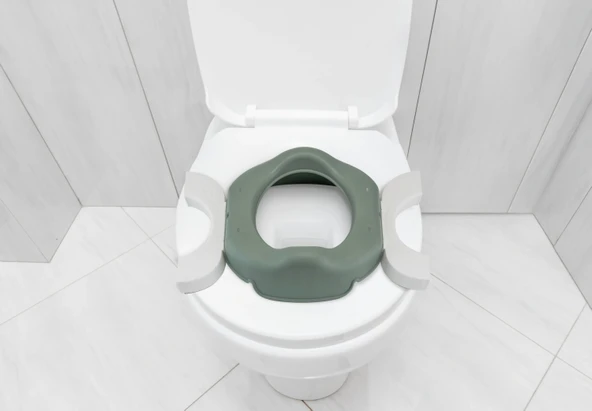 Babyjem Portatif Katlanabilir Lazımlık Soft Yeşil New Color - 7