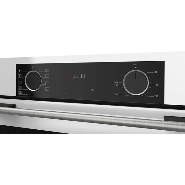 Ferre Ultra Fryart Cs Serisi Beyaz Ankastre Cam Set (D078 + CS206 + XE63CB) - Resim 6