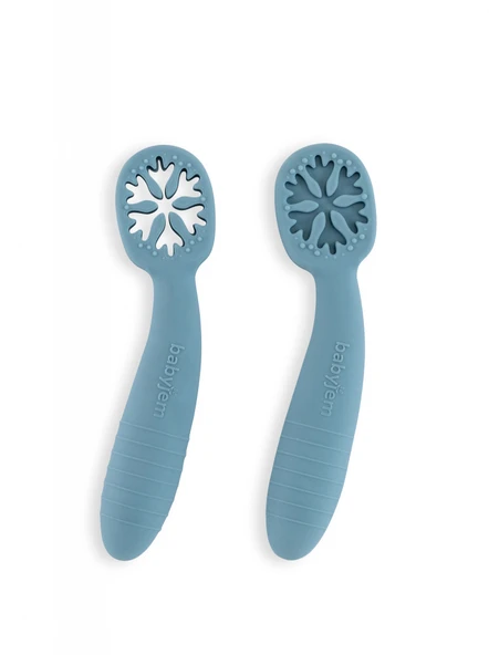 Babyjem Silikon İkili İlk Kaşığım Mint ürün görseli 1