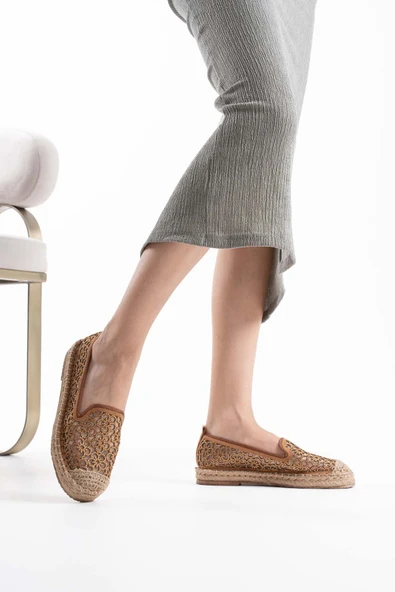 Dune Kadın Taba Espadril Ayakkabı - Resim 10