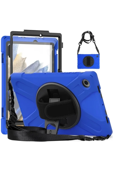Litae Trend BFS  Samsung Galaxy X200 Tab A8 10.5 Kılıf Amazing Tablet Kapak - Mavi ürün görseli 1