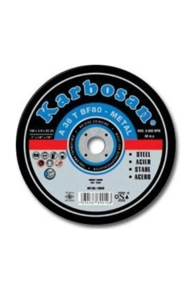 KARBOSAN Metal Kesici 115 Mm 115x3.0x22.23 - 2