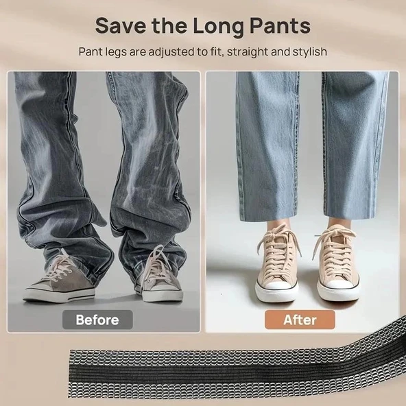 Kendinden Yapışkanlı Pantolon Kıvırma Şeridi - Resim 8