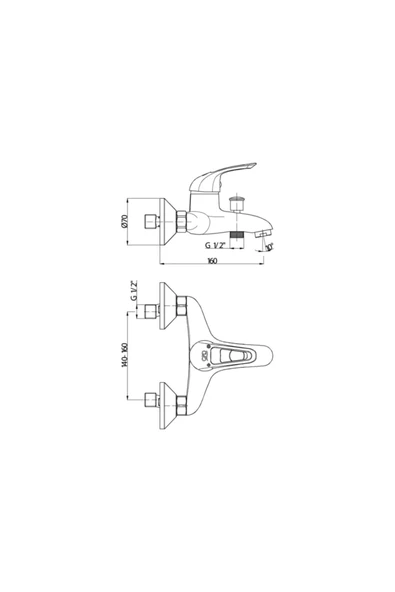 GPD Adrio Mbb 120 Banyo Bataryası - 2