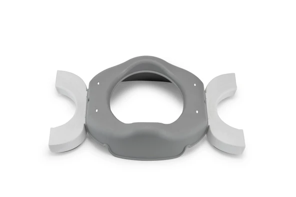 Babyjem Portatif Katlanabilir Lazımlık Soft Gri New Color - 2