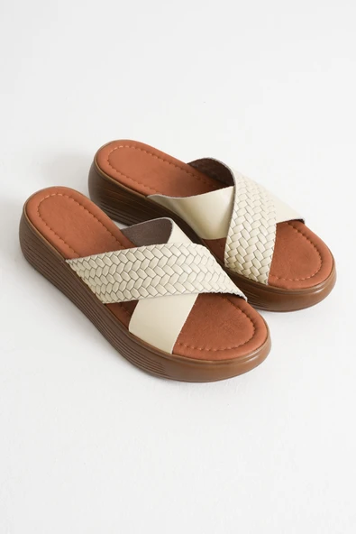 Fayn Bej Hakiki Deri Terlik - Resim 10