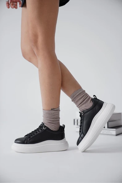 Freya Siyah Kadın Spor Ayakkabı - Resim 11