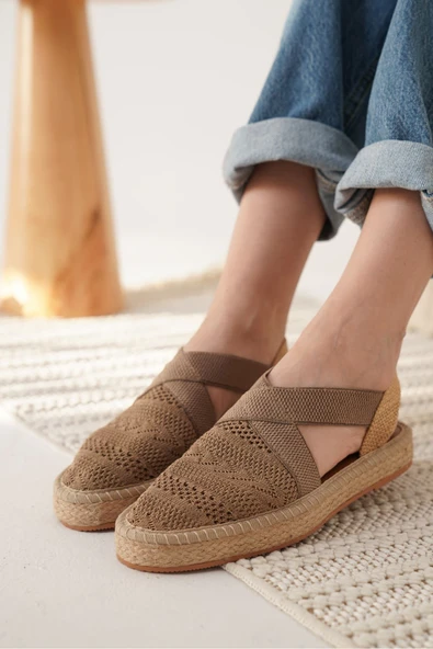 Rosa Kadın Vizon Espadril Ayakkabı - Resim 3