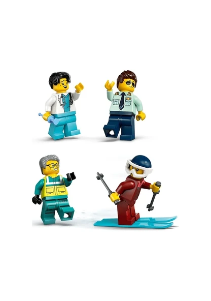 LEGO City Acil Hava Ambulans Uçağı 60465 - 6 Yaş - Resim 6