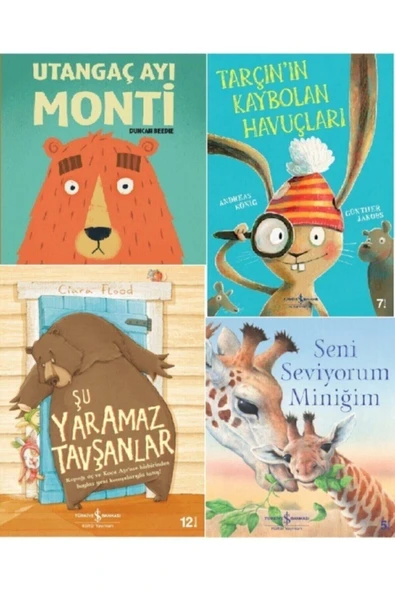 Utanganç Ayı Monti/tarçın'ın Kaybolan Havuçları/şu Yaramaz Tavşanlar /seni Seviyorum Miniğim ürün görseli