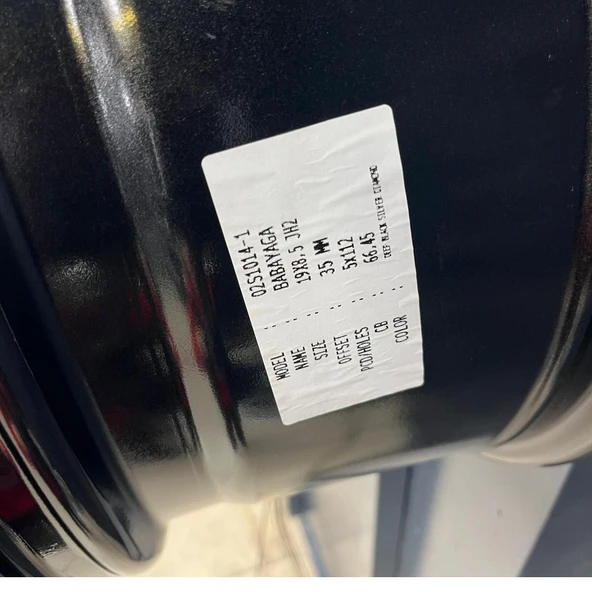 SONİC-1014 8,5*19 5*112 ET35 66,45 BD.(BABAYAGA) JANT 4 lü Takım ürün görseli