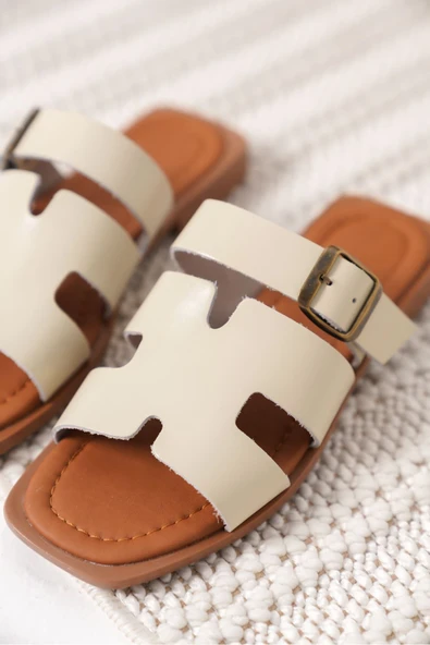 Garcia Bej Hakiki Deri Terlik - Resim 9