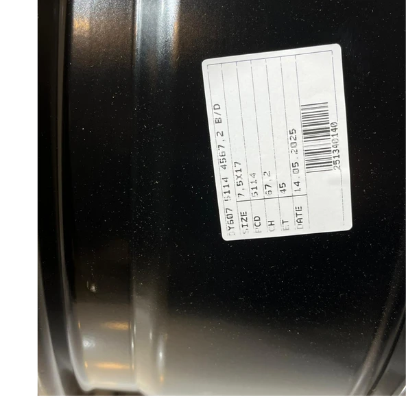 DY-607 7.5*17 5*114.3 ET45 BD 67.2 4 lü Takım ürün görseli