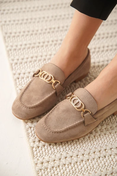 Hera Kadın Süet Vizon Günlük Ayakkabı - Resim 4