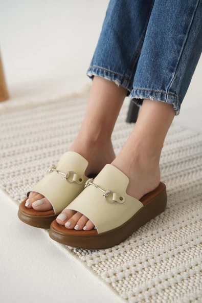 Nelly Bej Hakiki Deri Terlik - Resim 11