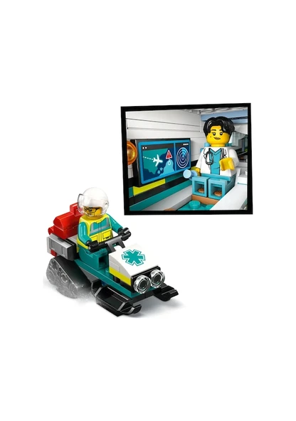 LEGO City Acil Hava Ambulans Uçağı 60465 - 6 Yaş - Resim 5
