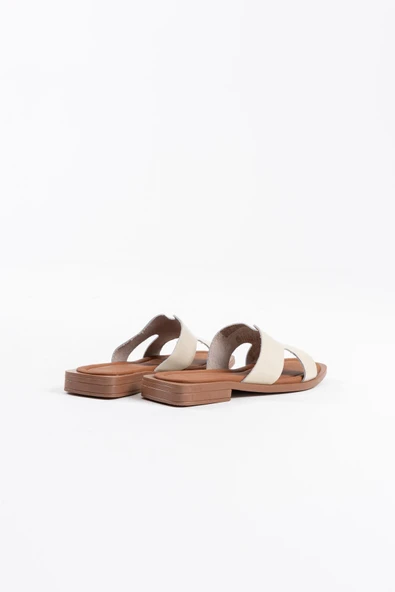 Fergei Bej Hakiki Deri Terlik - Resim 8