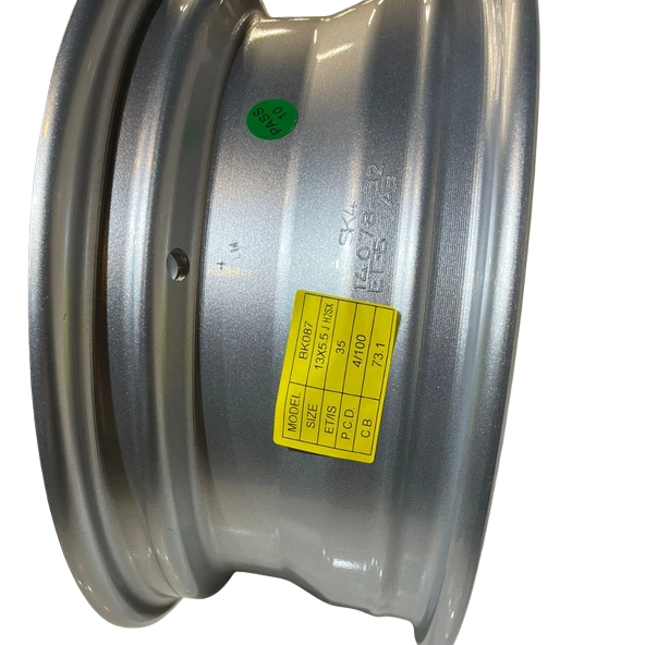 BK-087 5.5*13 4*100 ET35 73.1 SILVER JANT  4 lü Takım ürün görseli