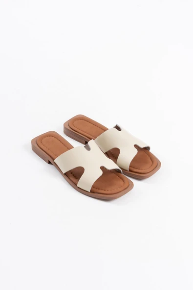 Fergei Bej Hakiki Deri Terlik - Resim 2