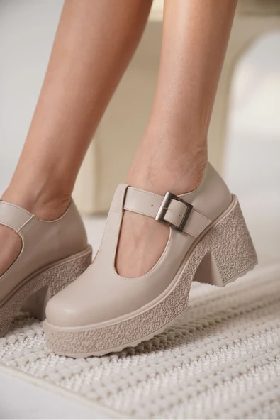 Mathilda Kadın Bej Günlük Ayakkabı - Resim 8