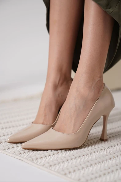 Blade Nude Rugan Kadın Stiletto - Resim 6