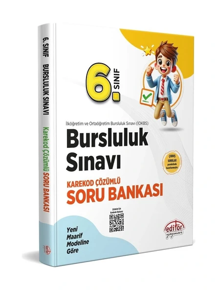Editör Yayınları 6. Sınıf Bursluluk Sınavı Soru Bankası ürün görseli
