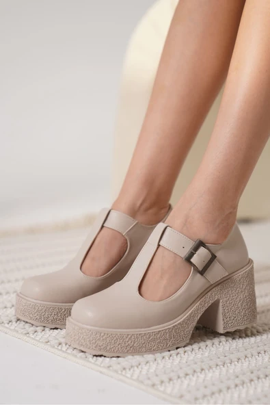 Mathilda Kadın Bej Günlük Ayakkabı - Resim 6