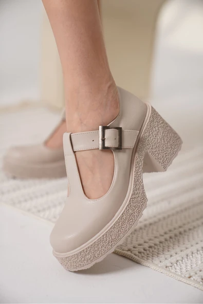 Mathilda Kadın Bej Günlük Ayakkabı - Resim 10