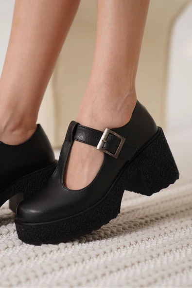 Mathilda Kadın Siyah Günlük Ayakkabı - Resim 4