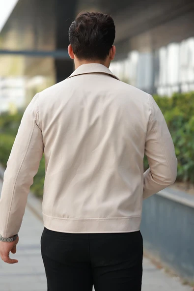 Classics Men Slim Fit Erkek Fermuarlı Mevsimlik Ceket - 7423 - 4