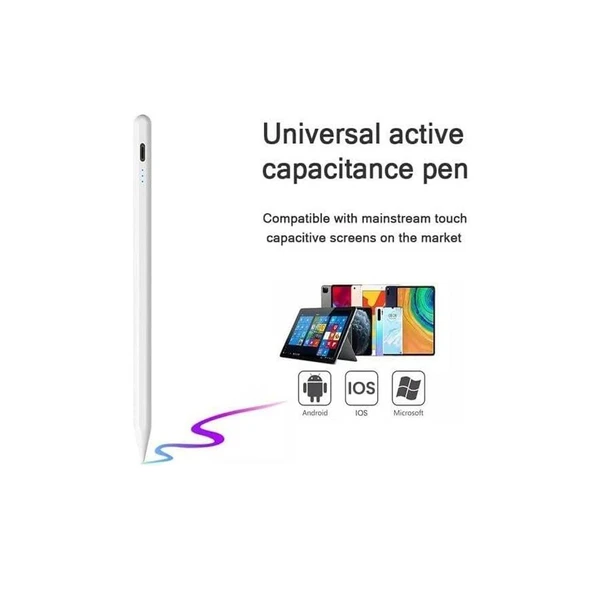 Universal Capacitive Stylus Pen, Manyetik Pasif Dokunmatik Kalem - Resim 4