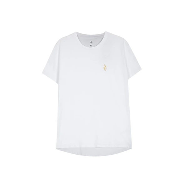 W Performance Tops Crew Neck Kadın Beyaz Tshirt S221482-102 - Resim 4