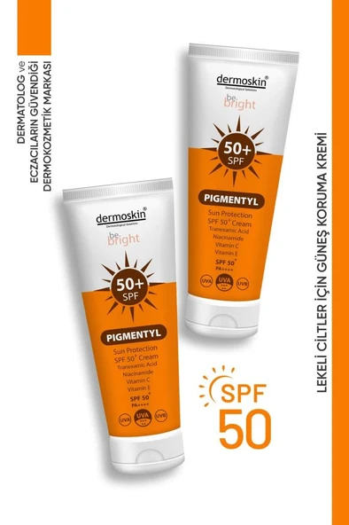 Dermoskin Be Bright Pigmentyl güneş Koruyucu Spf 50+ Krem 75 ml - 2'Li - Resim 4