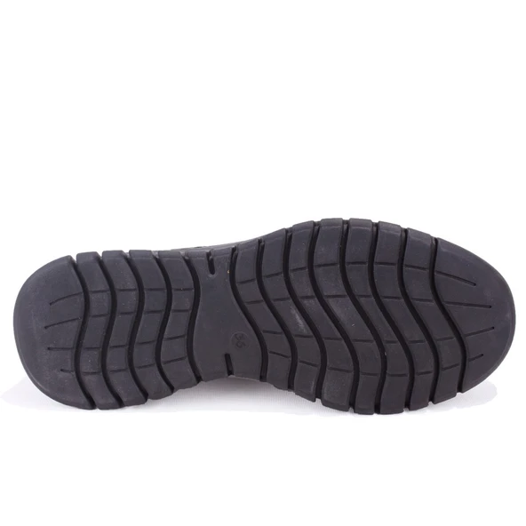 Dagoster DZA07-122044644 Kahve Ortopedik Günlük Deri Kadın Ayakkabı - Resim 4