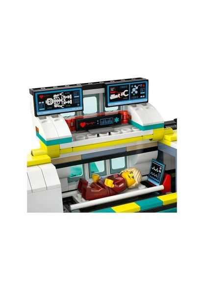 LEGO City Acil Hava Ambulans Uçağı 60465 - 6 Yaş - Resim 4