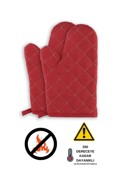 Yanmaz Ve Isıya Dayanıklı Fırın Eldiveni (2 ELDİVEN) - 11