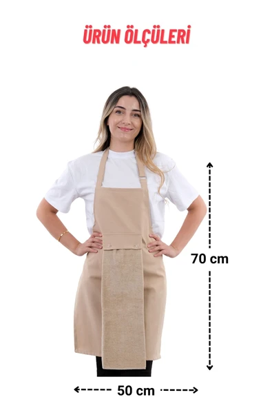 Star Ayar Askılı Havlulu 4lü Mutfak Önlüğü Seti (2 ELDİVEN) - 4