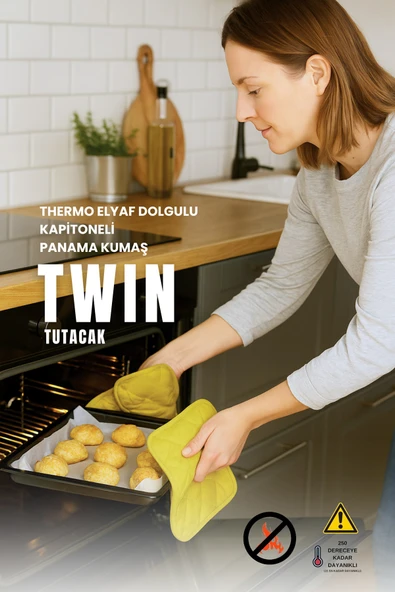Twin Isıya Dayanıklı Fırın Tutacağı (1 ADET) - 4