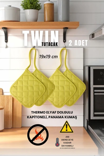 Twin İkili Paket Isıya Dayanıklı Fırın Tutacağı (2 ADET) - 7