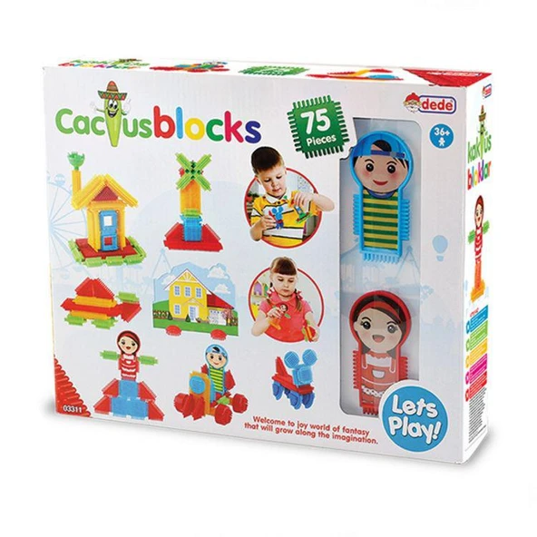 Dede Kaktüs Bloklar 75 Parça 03311 ürün görseli