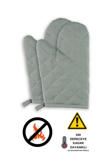 Yanmaz Ve Isıya Dayanıklı Fırın Eldiveni (2 ELDİVEN) - 12