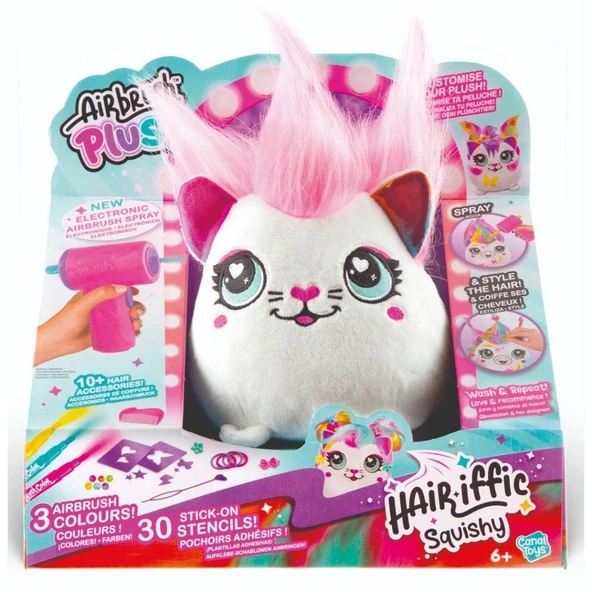 Airbrush Peluş Saç Hobi Set - Resim 4