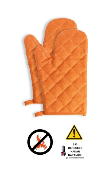 Yanmaz Ve Isıya Dayanıklı Fırın Eldiveni (2 ELDİVEN) - 4