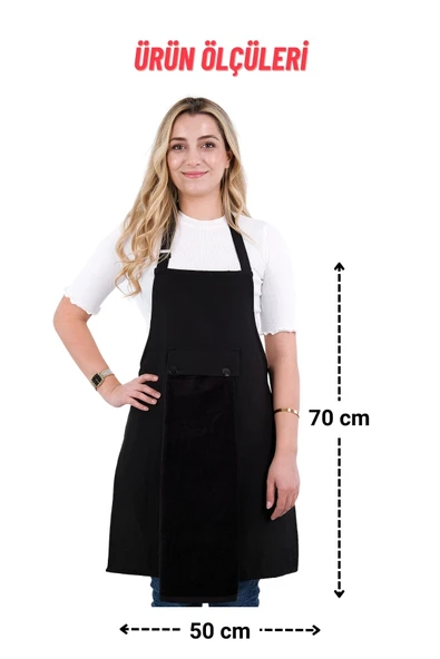 Star Ayar Askılı Havlulu 4lü Mutfak Önlüğü Seti (2 ELDİVEN) - 10